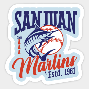 San Juan Marlins Sticker